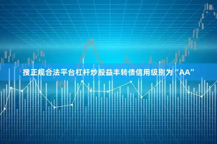 搜正规合法平台杠杆炒股益丰转债信用级别为“AA”
