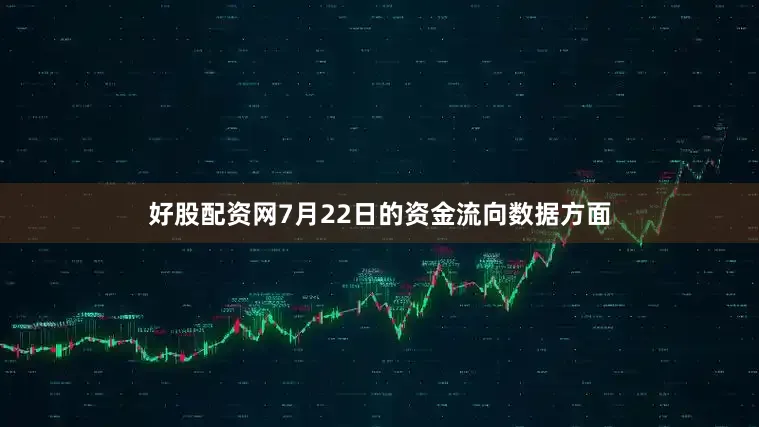 好股配资网7月22日的资金流向数据方面