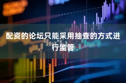 配资的论坛只能采用抽查的方式进行监管